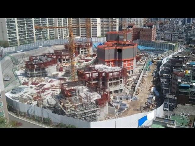 |백색소음| 건설 공사 현장 소리 3시간 construction site ambience 3 hrs.