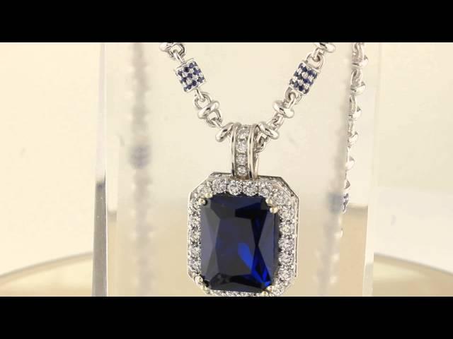 Royal Collection Blue Sapphire Pendant