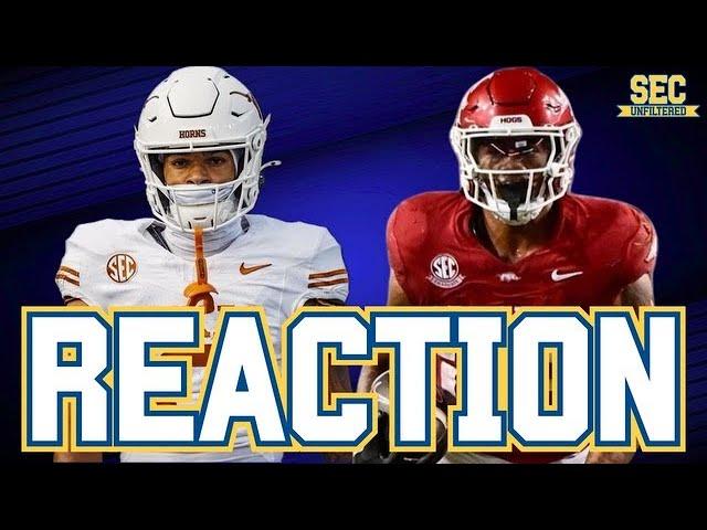 REACTION: Texas Football TAKES DOWN Arkansas