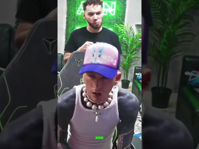 MGK’s Best Freestyle On Adin Ross Stream #adinlive #adinross #funny #kai #amp #ishowspeed #speed