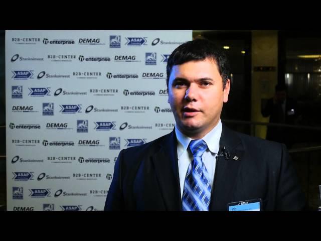 Dmitry Markovich, Robur International at Russian Machine-building Forum 2013