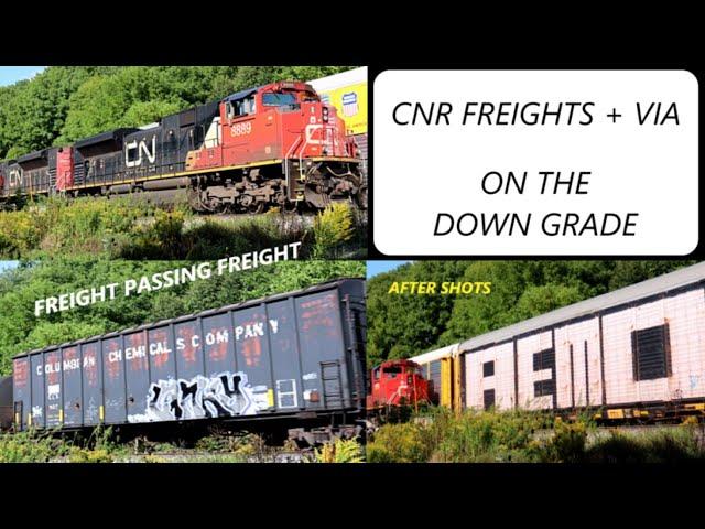 MILE 6 – CN DUNDAS SUB – ESCARPMENT DESCENTS – VIA / FREIGHT OVERTAKING FREIGHT