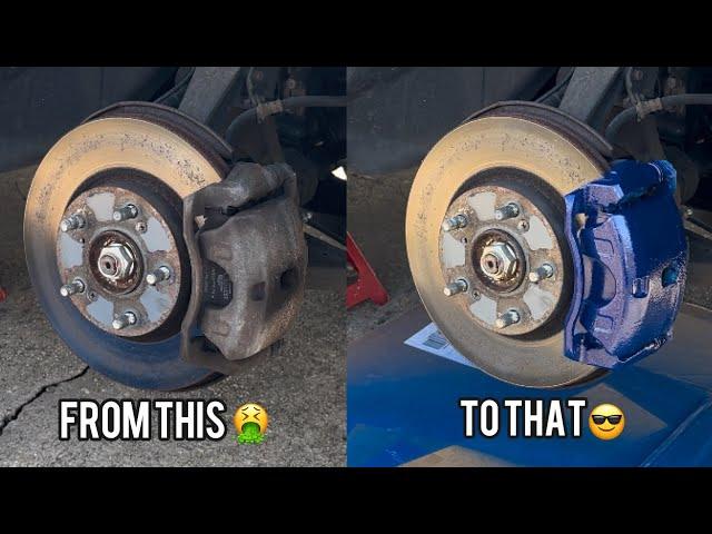 How To Paint Brake Calipers *QUICK & EASY*