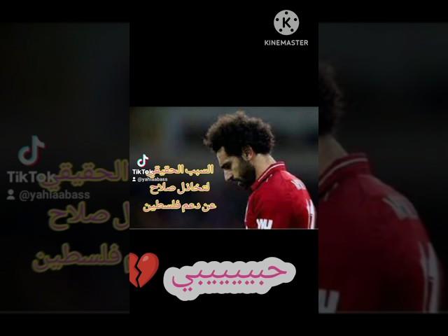 ليه صلاح مدعمش القضيه الفلسطينيه لحد دلوقتي 