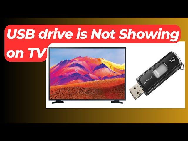 USB drive is Not Showing on TV | How to Solve the Problem USB drive working on TV