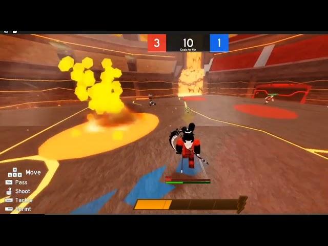 Doing a 1v1 against Bear IN ((Super striker league)) (Roblox)