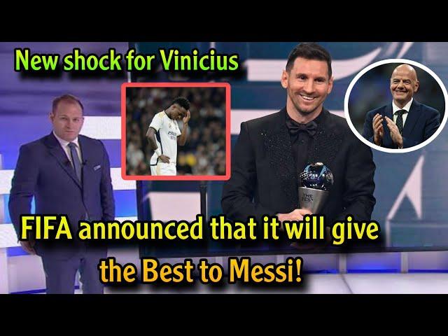  Urgent: FIFA decides to award The Best award to Lionel Messi and a new shock for Vinicius Junior!