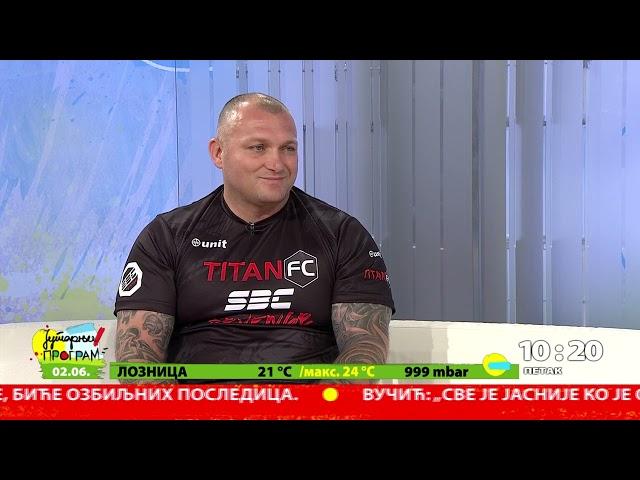 RTS JUTARNJI PROGRAM - MMA spektakl u Novom Sadu