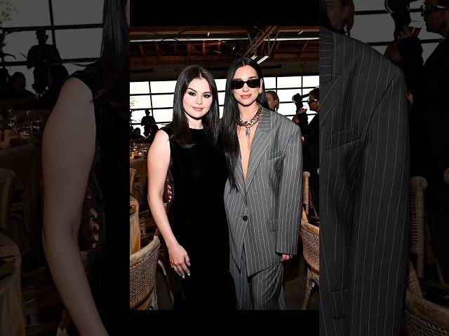 Selena Gomez and Dua Lipa forever friends#selenagomez#dualipa#selenator#selena#selenagomezforever