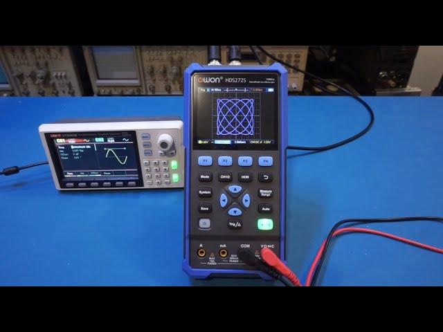 OWON HDS272S 3-in-1 Handheld Oscilloscope/DMM/AWG Review - The Oscilloscope is Very Impressive!