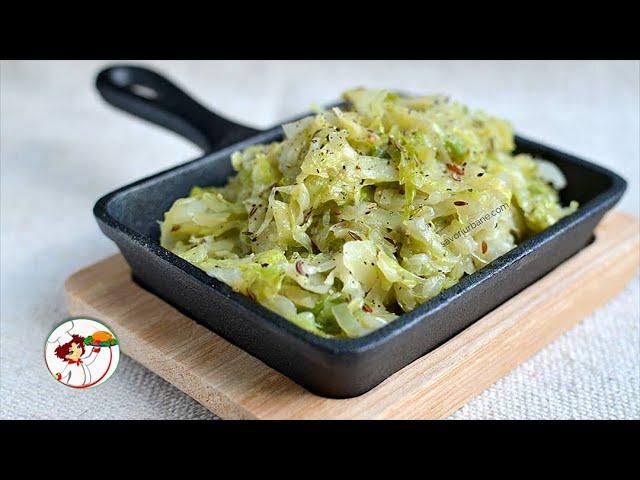 Капуста на гарнир. Вкусная, нежная и ароматная.
