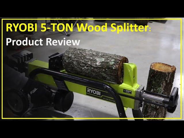 TNT #90:  RYOBI 5-TON Wood Splitter Review / Electric Wood Splitter