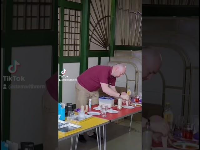 Have you seen this flaming tea bag #science #trick ? #stem #stemtok #sciencetok #stemwithmrn #shorts