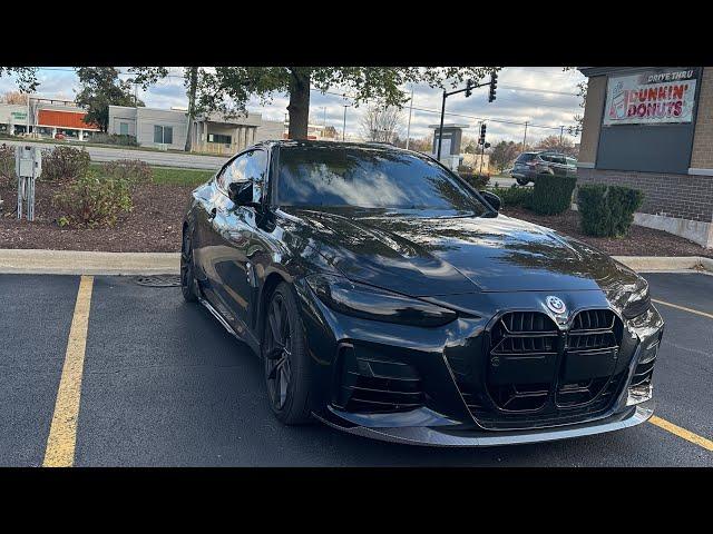 pov: driving bmw m440i enjoying the pops