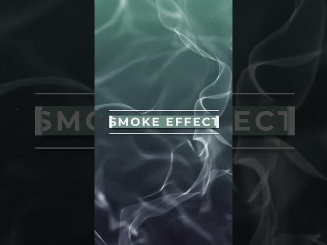 Smoke Effect | After Effects Tutorial