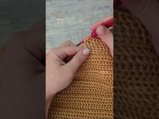 2 Row Repeat Crochet Pattern Idea #crochet #knitting #crochetstitches #crochetblanket #easycrochet