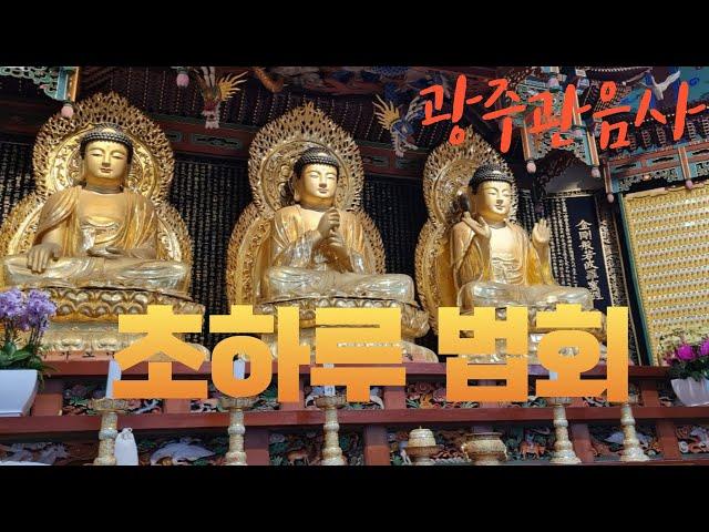 [라이브]초하루법회/24.10.4