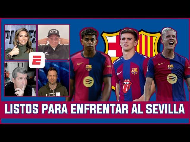 FC BARCELONA recupera a sus estrellas: YAMAL y GAVI vs. SEVILLA . DANI OLMO en duda | Exclusivos