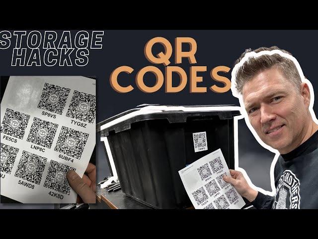 Organization Hack You Didn’t Know You Needed, UNTIL NOW-QR CODES/Tote Scan Inventory Tool