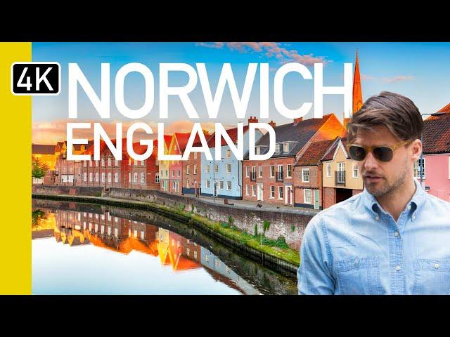 Narrated Tour of Norwich City, England NOW! | What's Norwich Like?