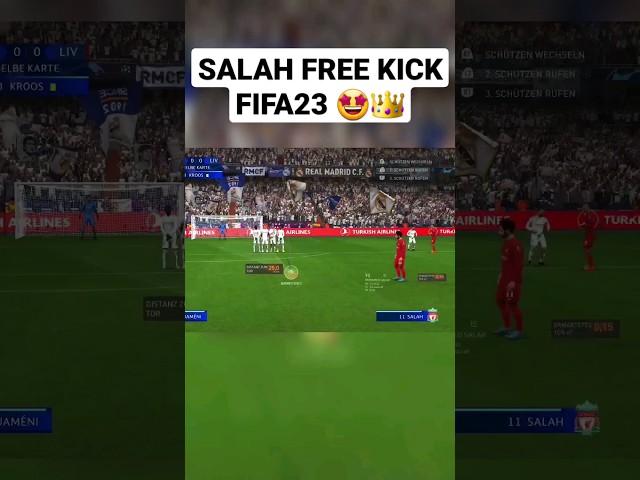 SALAH FREE KICK FIFA23 #fifa23 #fifa #short #shorts #liverpool #freekick #premierleague