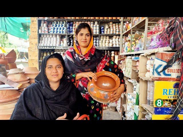 Aliza Baji Ke Sath Shopping | Mud House | Mitti Ka Gher | Aliza Sehar | Hina Vlogs07