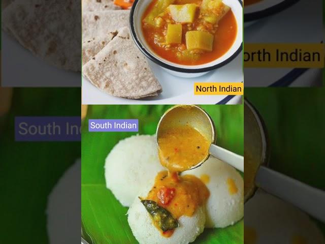 South Indian vs North Indian food