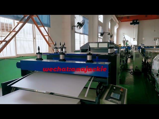 5mm thickness, 640GSM PP Corrugated Sheet Flute Board Making Machine