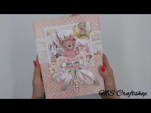 Folio Album - the Craft O'Clock collection "Hello little girl" - presentation