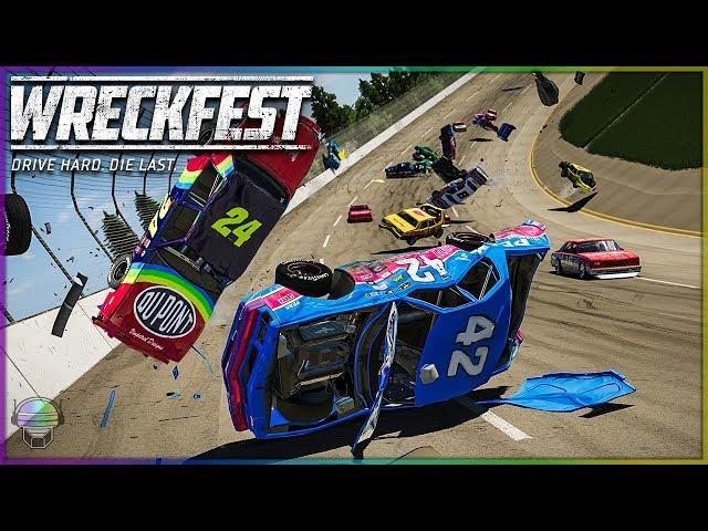 THE WORST WRECKS YET! | Wreckfest | NASCAR Legends Mod