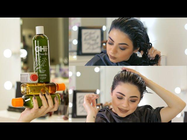 روتين العناية بالشعر المصبوغ | مع سارا