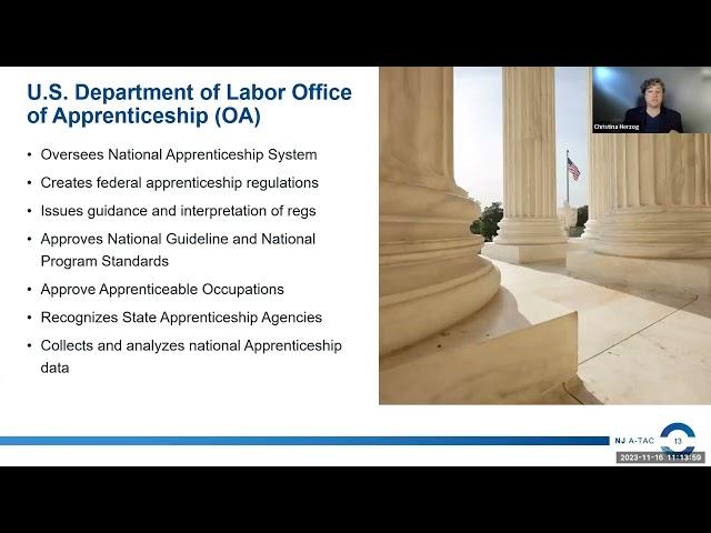 Overview of National and New Jersey State Apprenticeship Systems (NJ A-TAC)