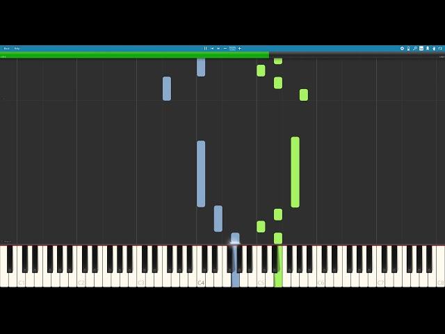 Borrtex - Flowing (Piano Tutorial)