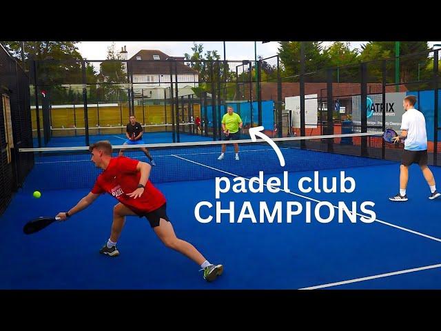 I Played Padel CLUB CHAMPIONS and ___