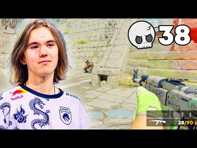 DONK SETS WORLD RECORD - 38 KILLS WITHOUT OVERTIMES | POV | CS2