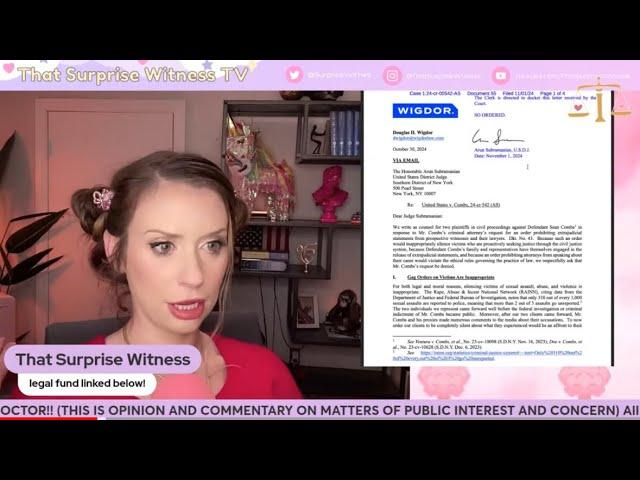 BREAKING! CASSIE Law firm Files Something in DIDDY SDNY CASE?! live react