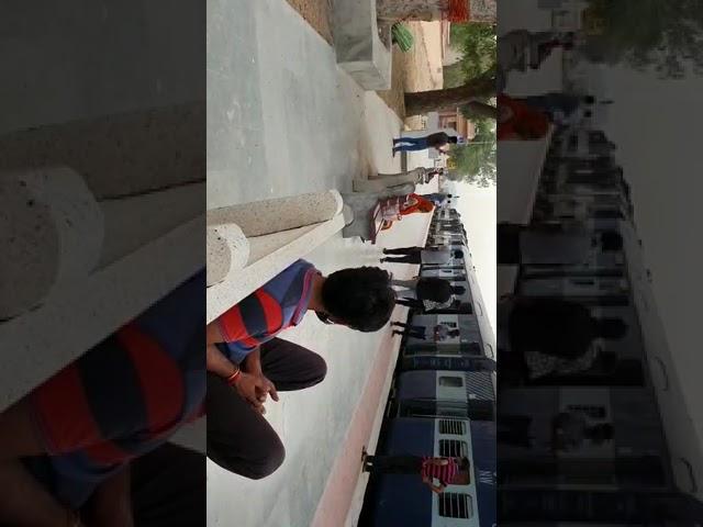 Wdm3a single line crossing at GOTAN | Bikaner Special ranakpur with 2 wdm3a abu road shed