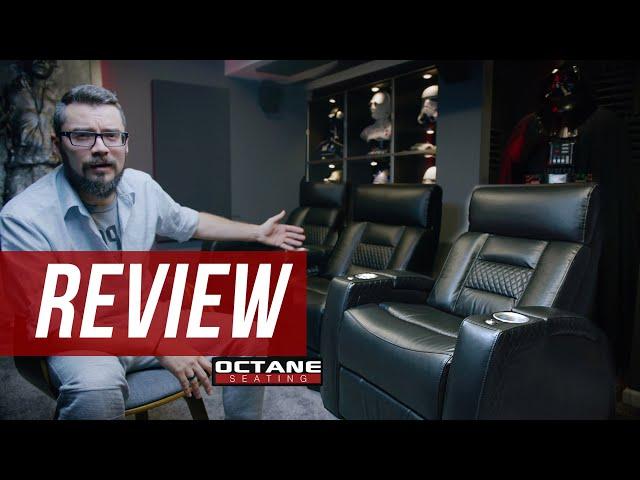 REVIEW - Octane Seating Flex HR - Power Recline & Headrest - Home theater chairs - Mancave Recliner