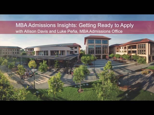 MBA Admissions Insights: Getting Ready to Apply