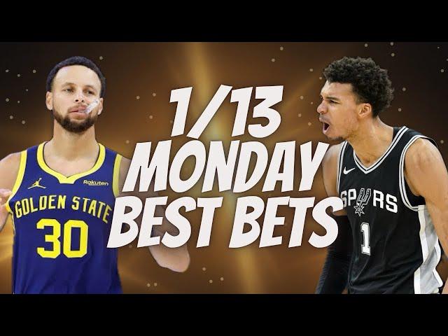 Best NBA Bets, Player Prop Picks, Parlays, Predictions FREE Monday Today January 13th 1/13