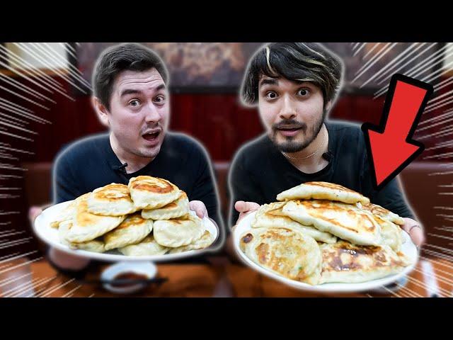 I Tried Japan's Most EXTREME Dumpling Challenge (ft. @AbroadinJapan) | 10,000 CALORIES