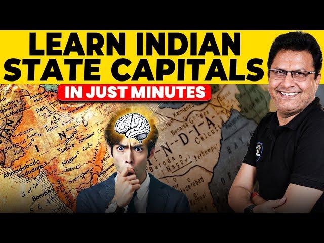 Memorize capitals of all Indian states in 10 minutes!