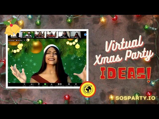 7 Ideas For Virtual Christmas office Party for Corporate | Online christmas party celebration Ideas