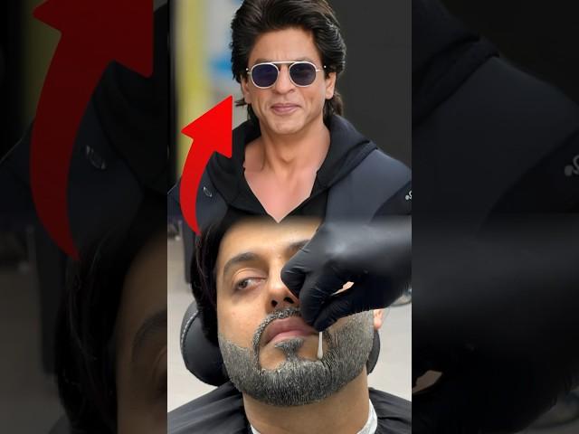 Men’s Haircut & Beard Transformation: SRK 🫶 #dubai #haircut #beauty