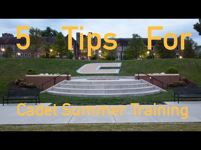 5 Tips For Cadet Summer Training