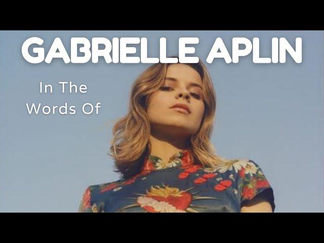 Gabrielle Aplin (Audio) Chats about Making MUSIC and Working with Different PRODUCERS