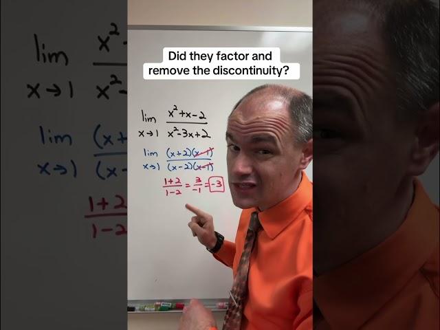 Limits can be evaluated the algebra way or the calculus way! #calc #calculus #limits #lhopital