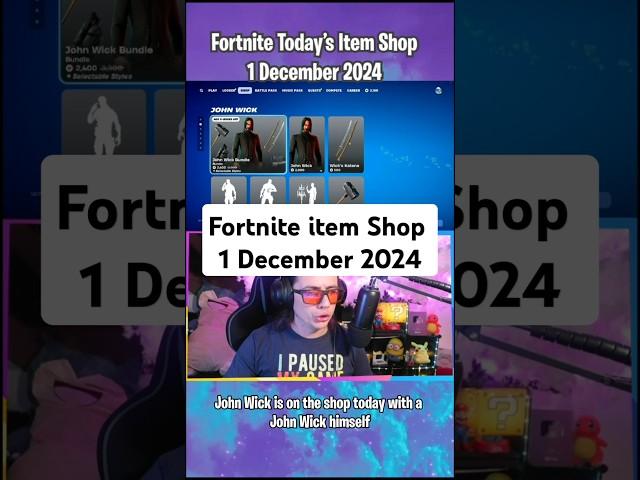 Fortnite item Shop Update Today 1st December 2024 (30th of November 2024 for USA)  #fortnite