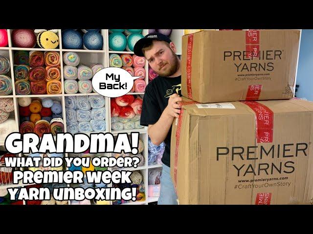 HUGE Premier Yarn Unboxing!! Great Yarns at Great Prices.  #MakeitPremier