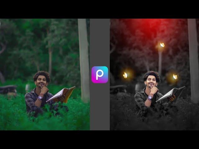 PicsArt dark and glowing butterfly photo editing | PicsArt photo editing | photo editing